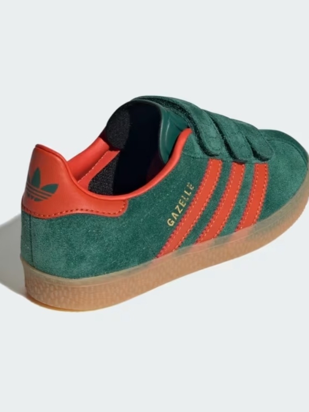 Adidas Gazelle Kids’ Sneakers – Green & Orange – US 10K / EU 27